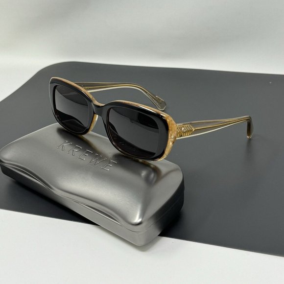 KREWE Milan Mystic 90s Look Rectangle Compact Silhouette Sunnies - Picture 3 of 16